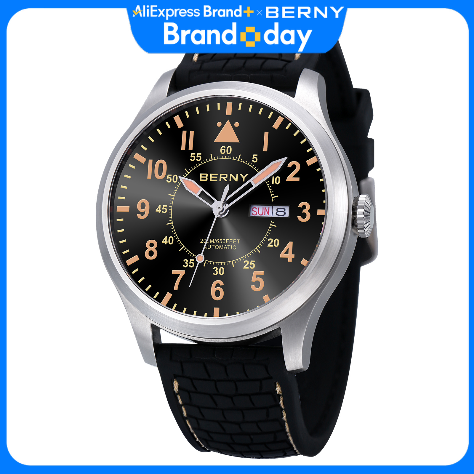 Seiko Watch Presage - BERNY 20Bar Diver Men's Automatic Watch