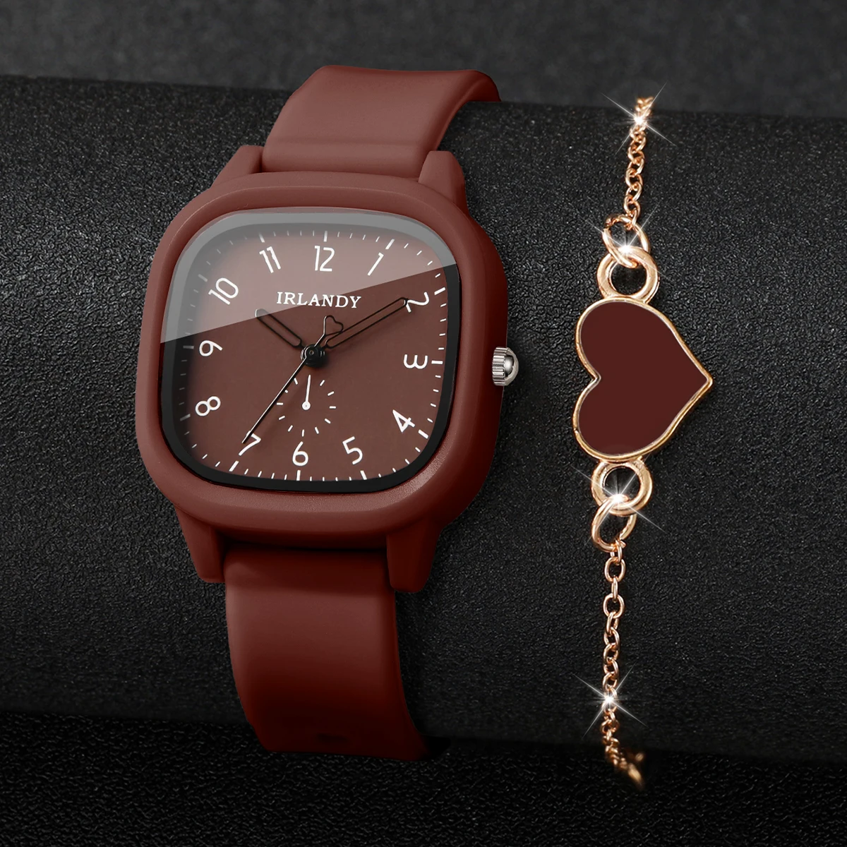 4PCS Fashion Square Women Quar - Silicone Band Women recension och pris