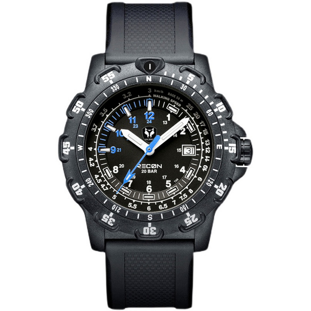 Hnlgnox Mens Pilot Watches Spo - Rubber Strap Diver recension och pris