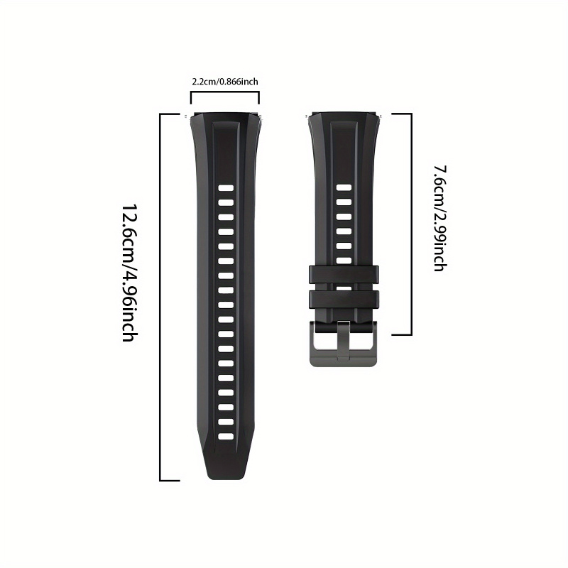 22mm Silicone Strap For Huawei - Silicone Watch Band 22Mm recension och pris