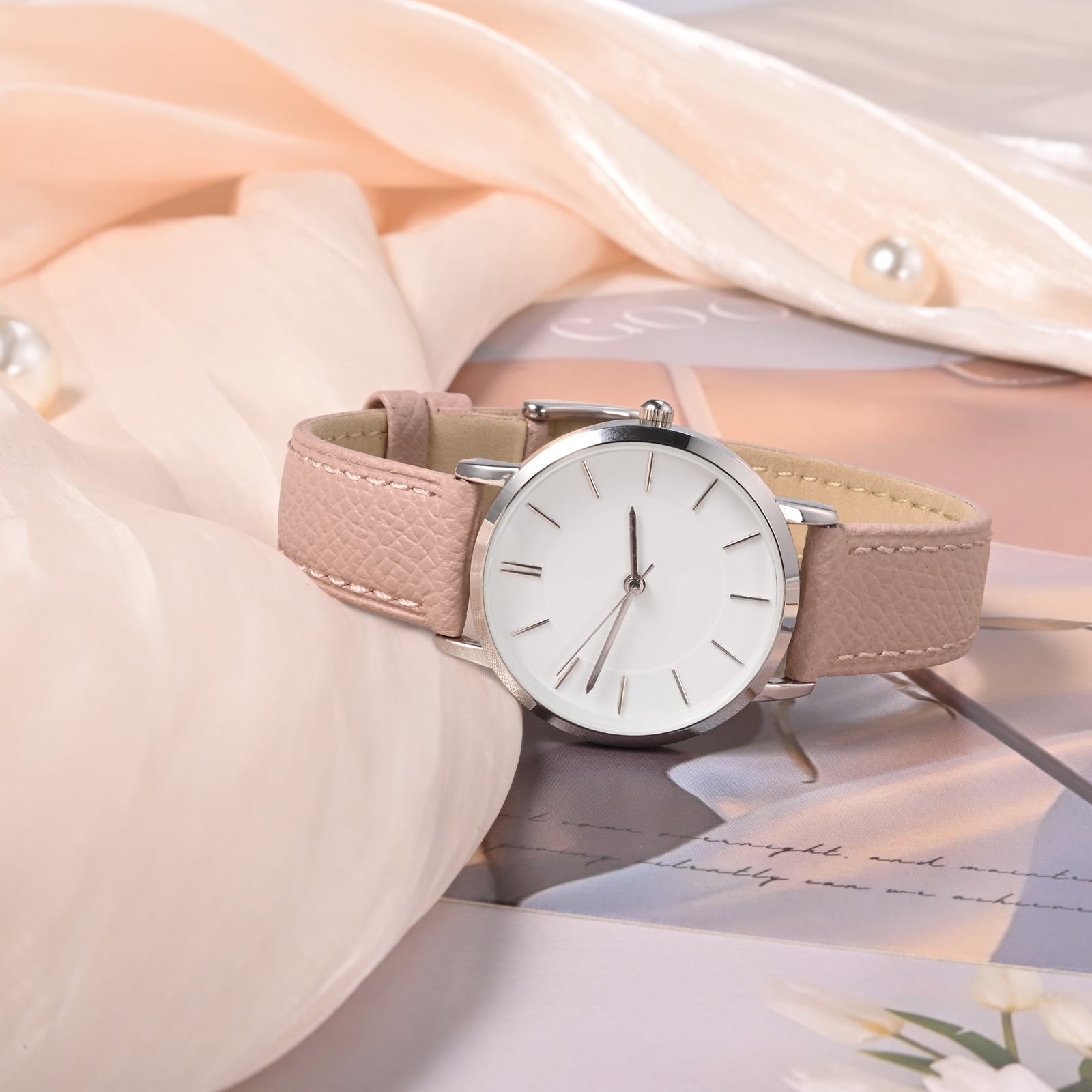 WOCCI Top Grain Leather Watch  - Leather Strap Quick Release recension och pris