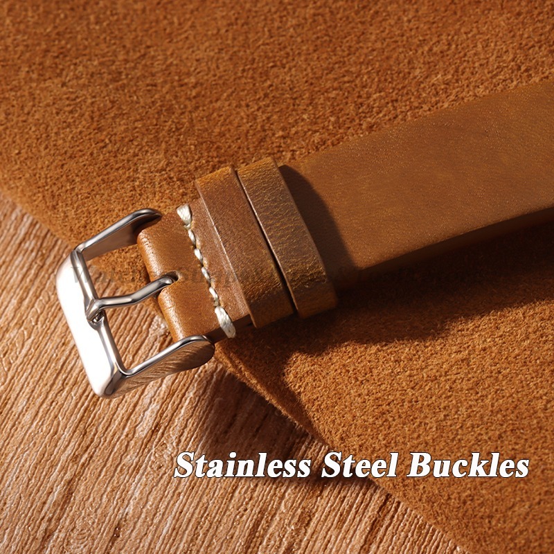 Handmade Retro Oil Wax Genuine - Suede Strap Watch recension och pris